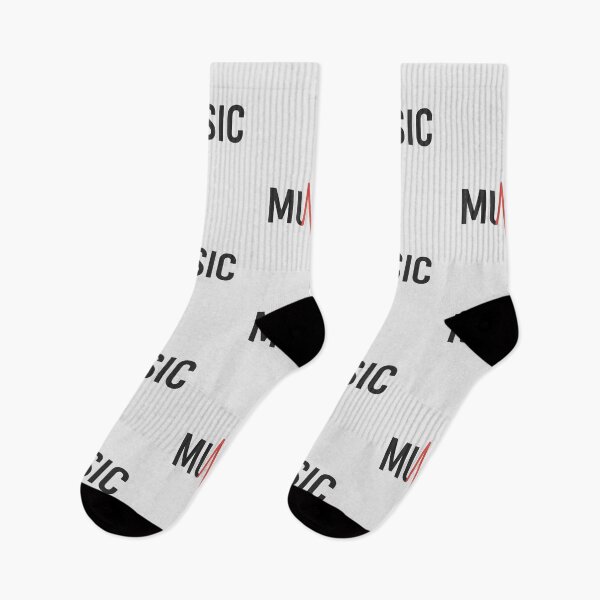 Item preview, MUSIC Wordmark with Heartbeat Line designed and sold by xmoudx.