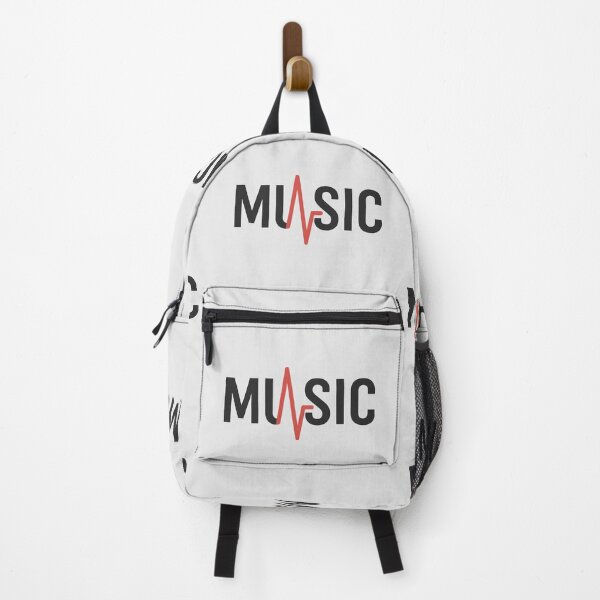 Item preview, MUSIC Wordmark with Heartbeat Line designed and sold by fadilow.