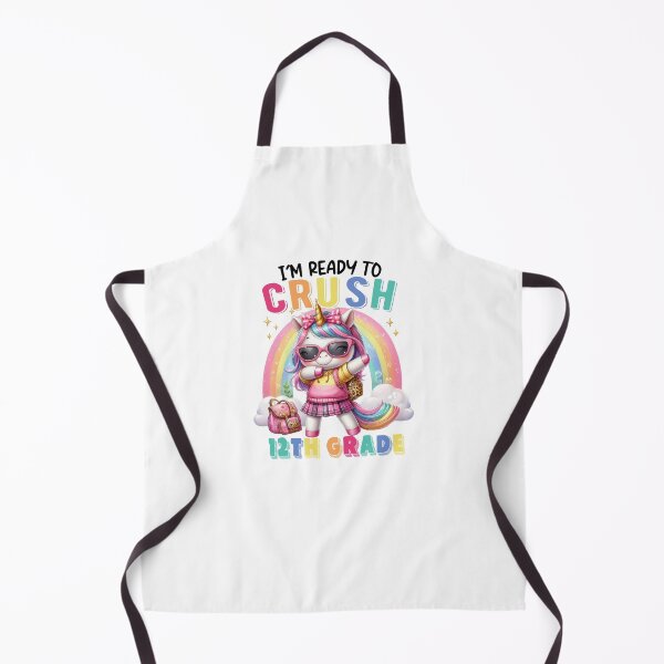 Item preview, Crush 12th Grade Cute Unicorn Rainbow Back To School Girl designed and sold by TalalosART.