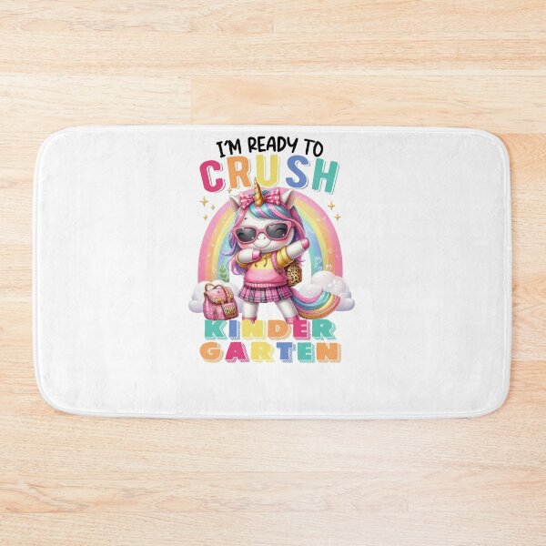 Item preview, Crush Kindergarten Cute Unicorn Rainbow Back To School Girl designed and sold by TalalosART.