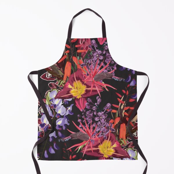 Item preview, Seamless Pattern. Garden flowers. Magical lily, lilac, orchid flowers. Realistic vector image.  designed and sold by MatyKotiv.