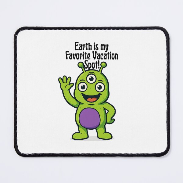 Item preview, Playful Alien with Funny Expression designed and sold by C-Kav.