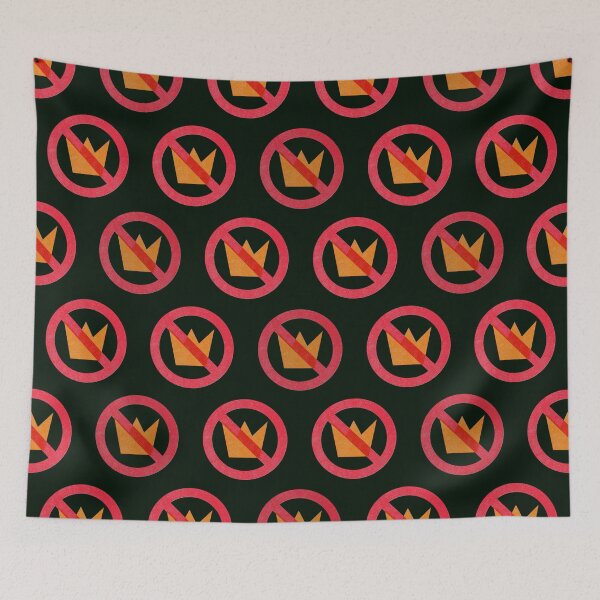 Item preview, NO KINGS icon designed and sold by BrownWoodRobot.