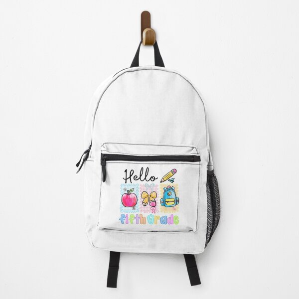 Item preview, Fifth Grade Cute Apple Bow Backpack School designed and sold by TalalosART.