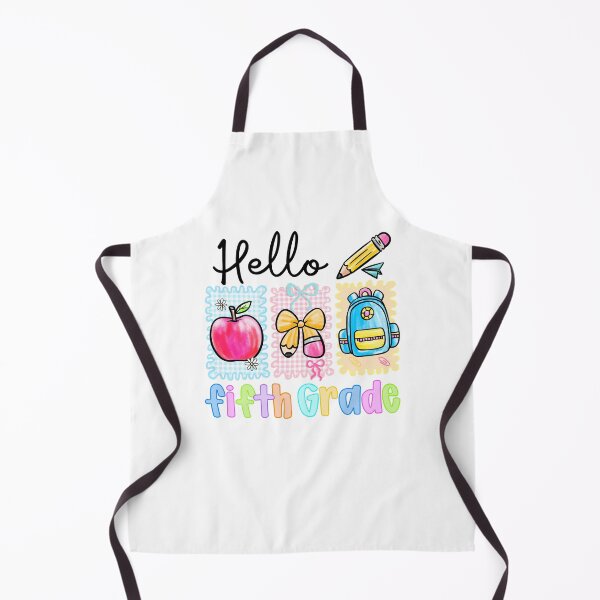 Item preview, Fifth Grade Cute Apple Bow Backpack School designed and sold by TalalosART.