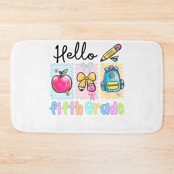 Item preview, Fifth Grade Cute Apple Bow Backpack School designed and sold by TalalosART.