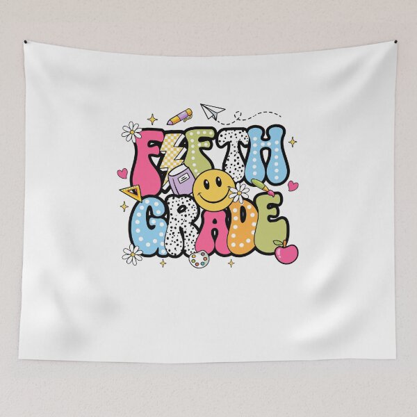 Item preview, FIFTH Grade Retro Back to School Coquete designed and sold by TalalosART.