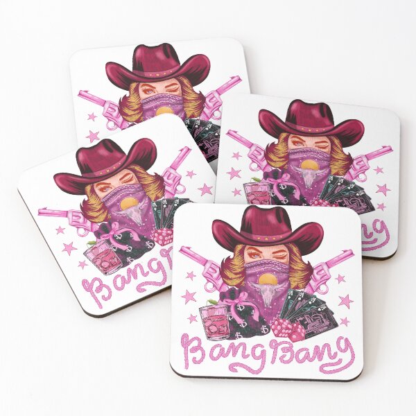 Item preview, Cowgirl with gun bang bang designed and sold by pinkyfish1010.