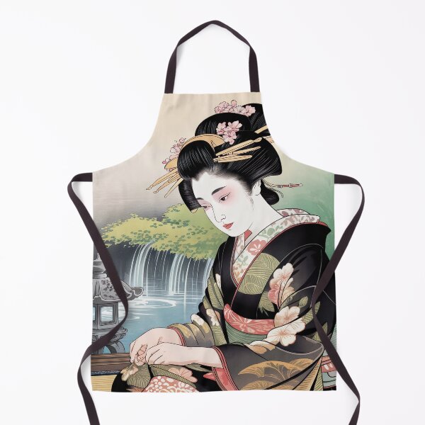 Item preview, Geisha Painting Inspired by Ohara Koson designed and sold by Tamas Das.