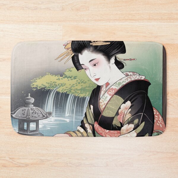 Item preview, Geisha Painting Inspired by Ohara Koson designed and sold by Tamas Das.