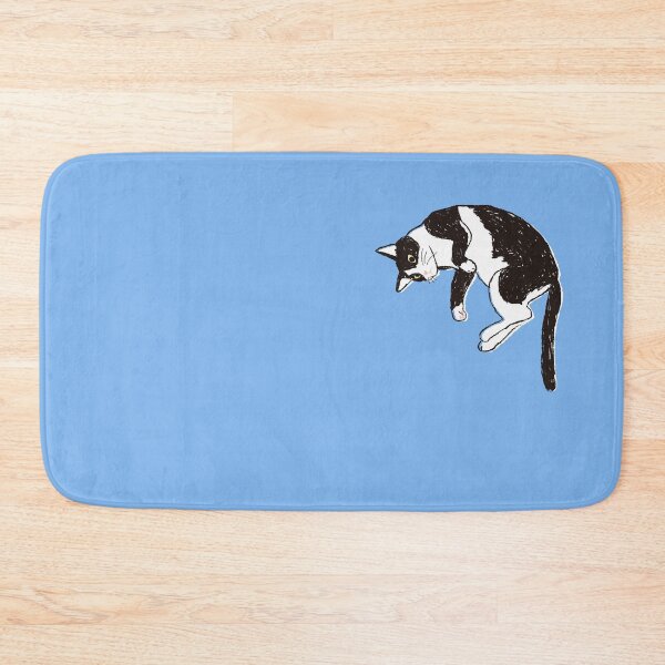 Item preview, Curled Tuxedo Cat with a Curious Look designed and sold by Gumigrida.