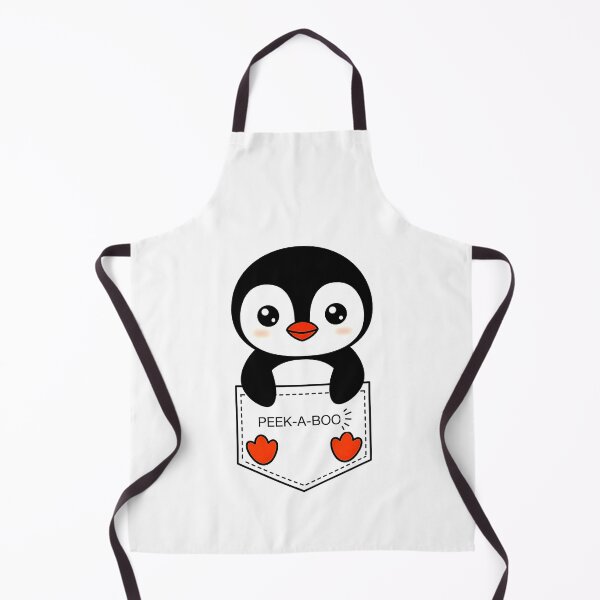 Item preview, Peek-A-Boo Penguin in Pocket – Cute Kawaii Animal Design designed and sold by IndiVibe.