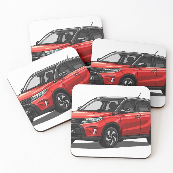 Artikelvorschau, Neuer Suzuki Vitara in leuchtendem Rot entworfen und verkauft von Woreth.