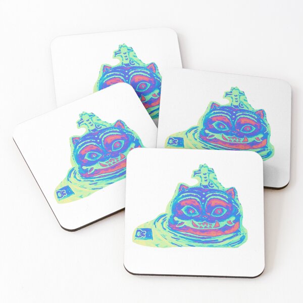 Item preview, tiger & crow& card  neon  kpop demon hunters designed and sold by elvadragon.