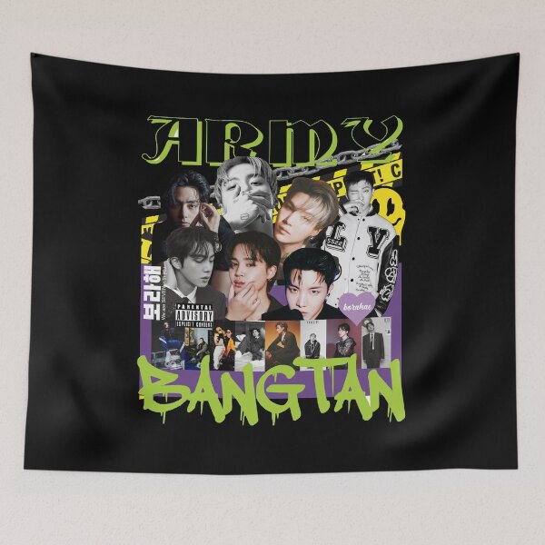 Artikelvorschau, BANGTAN ARMY Collage – BTS inspiriertes K-Pop Fan Art Design entworfen und verkauft von lunacustomsph.