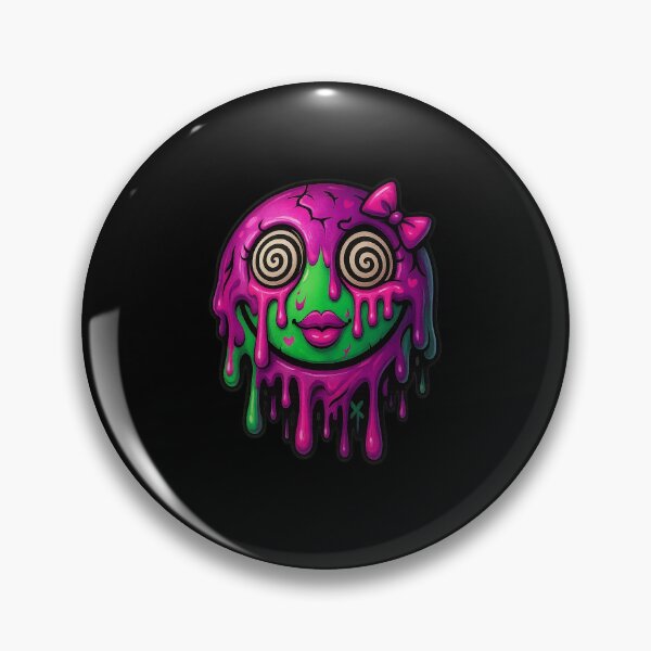 Item preview, Cute Creepy Hypno Girl - Dripping Neon Horror Pop Art designed and sold by lapart.