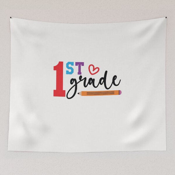 Item preview, First Grade Bold Colorful Lettering Back to School designed and sold by MOHITSALVI.