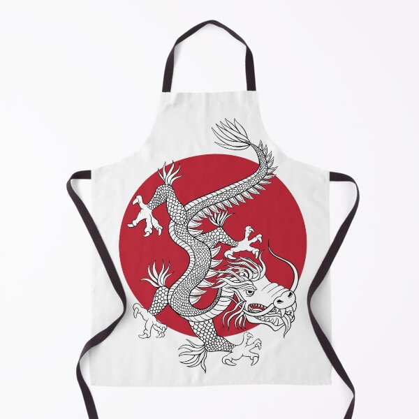 Item preview, Fiery Japanese Dragon Red Rising Sun designed and sold by Jcat7.