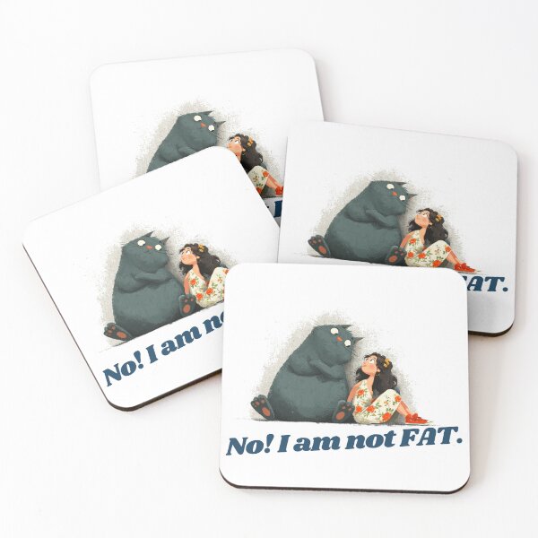 Item preview, No! I am not FAT. designed and sold by Feel Good Theme Studio.