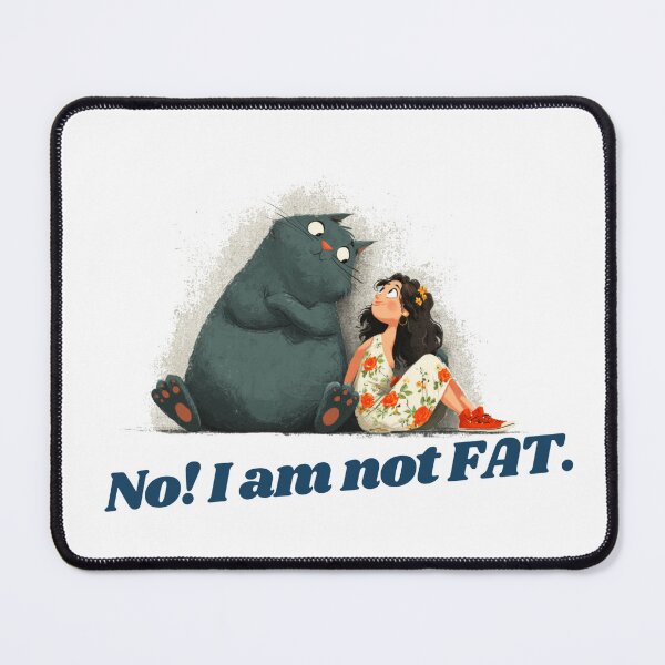 Item preview, No! I am not FAT. designed and sold by Feel Good Theme Studio.