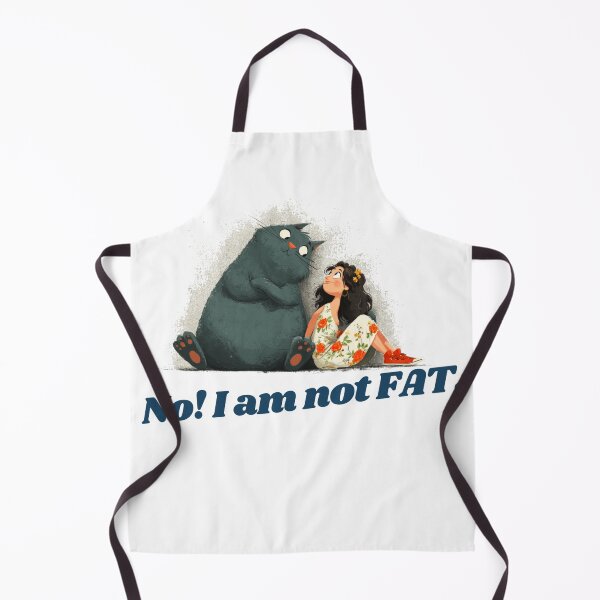 Item preview, No! I am not FAT. designed and sold by Feel Good Theme Studio.
