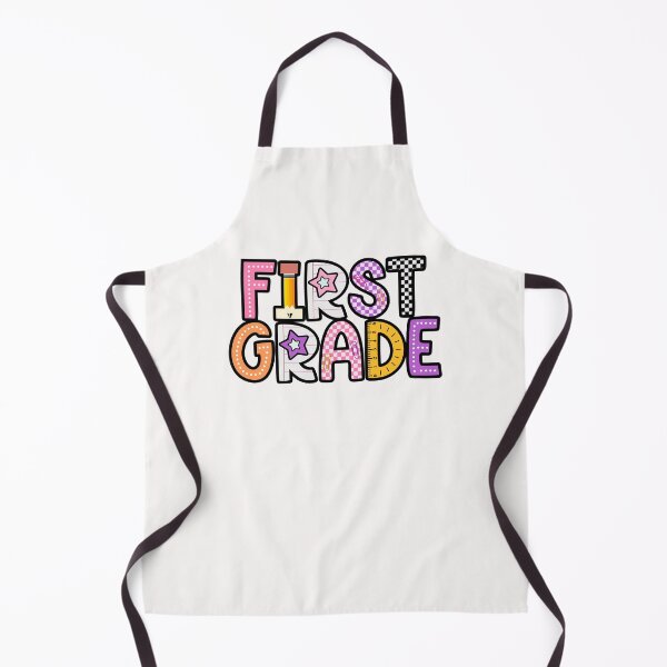 Item preview, First Grade Colorful School Supplies Checkerboard Back To School designed and sold by MOHITSALVI.