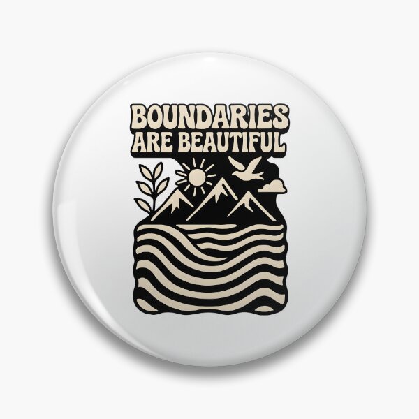 Item preview, Boundaries Are Beautiful – Nature-Inspired Empowerment Design designed and sold by inkNext.