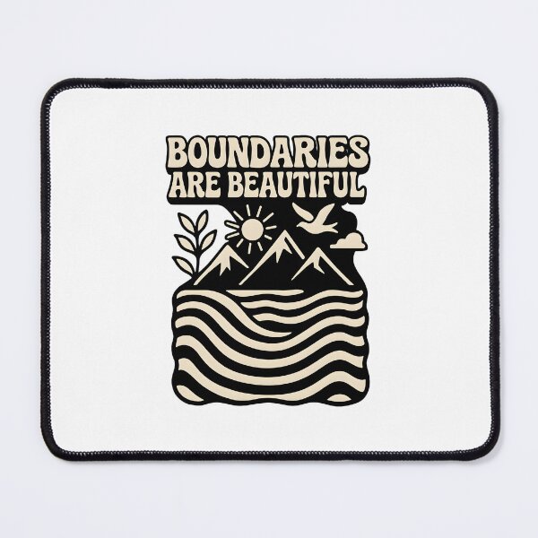 Item preview, Boundaries Are Beautiful – Nature-Inspired Empowerment Design designed and sold by inkNext.