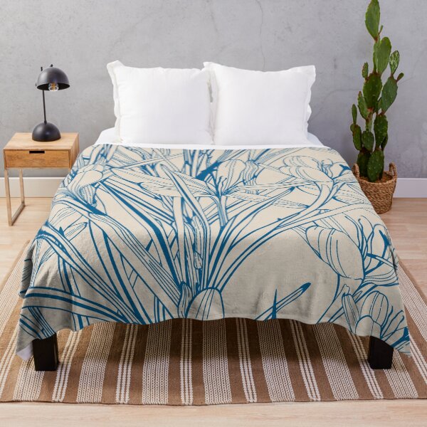 Item preview, Seamless floral pattern vector outline. Romantic Crocus delicate flowers. designed and sold by MatyKotiv.