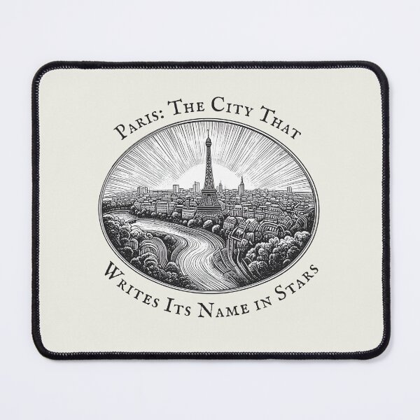Item preview, Paris City Art – Romantic Line Illustration Print designed and sold by kacperartdesign.