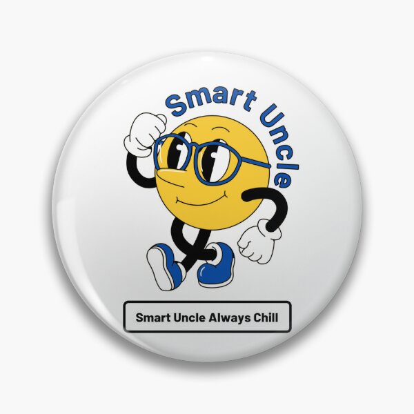 Item preview, Smart Uncle is Always Chill designed and sold by MinyGeckoGaming.