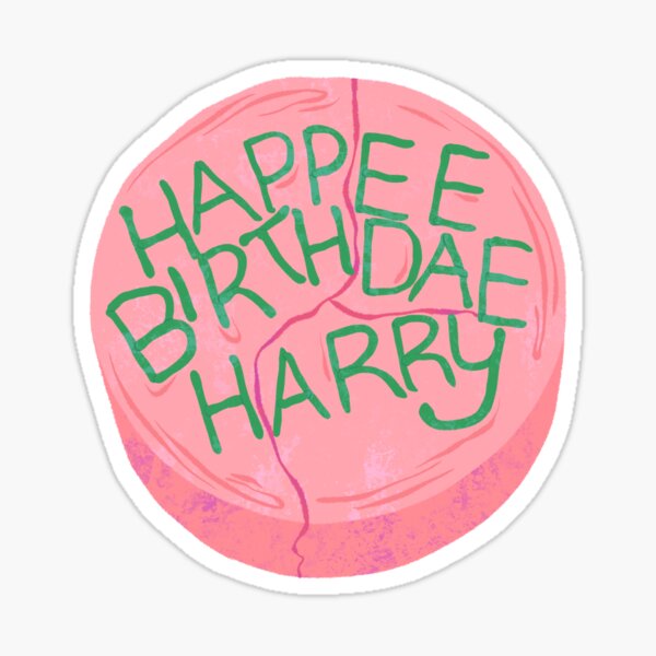 Item preview, Charming Pink and Green Birthday Cake designed and sold by Yulia Saraswati.