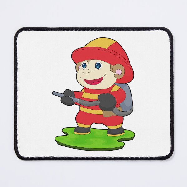 Item preview, Monkey Firefighter Fire Department designed and sold by Snabdesign84.