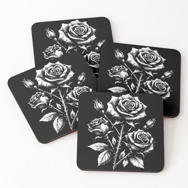 Item preview, Gothic Dark Art Rose Flower Thorns designed and sold by Jcat7.