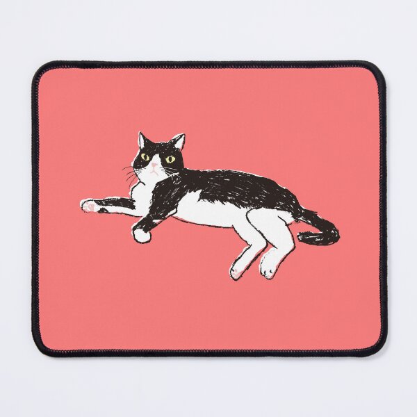 Item preview, Relaxed Tuxedo Cat with Alert Eyes designed and sold by Gumigrida.