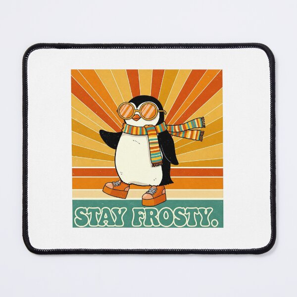 Item preview, Retro Penguin Vibes – Stay Frosty Cool designed and sold by IndiVibe.
