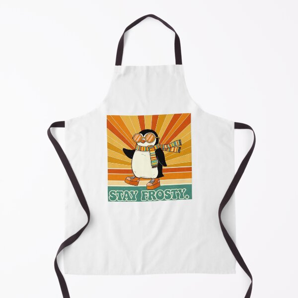 Item preview, Retro Penguin Vibes – Stay Frosty Cool designed and sold by IndiVibe.