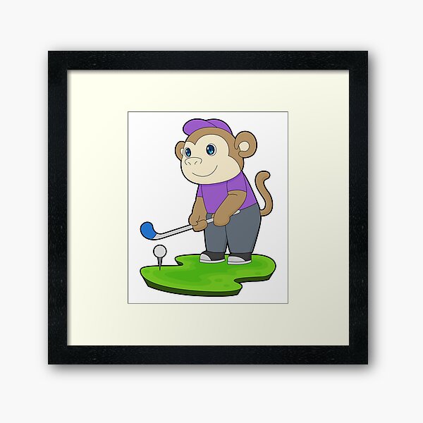 Vista previa del artículo con la obra «Palos de golf Monkey Golf», diseñado y vendido por Snabdesign84.