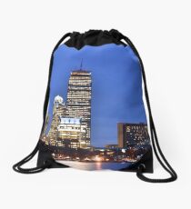 Boston City Lights Drawstring Bag