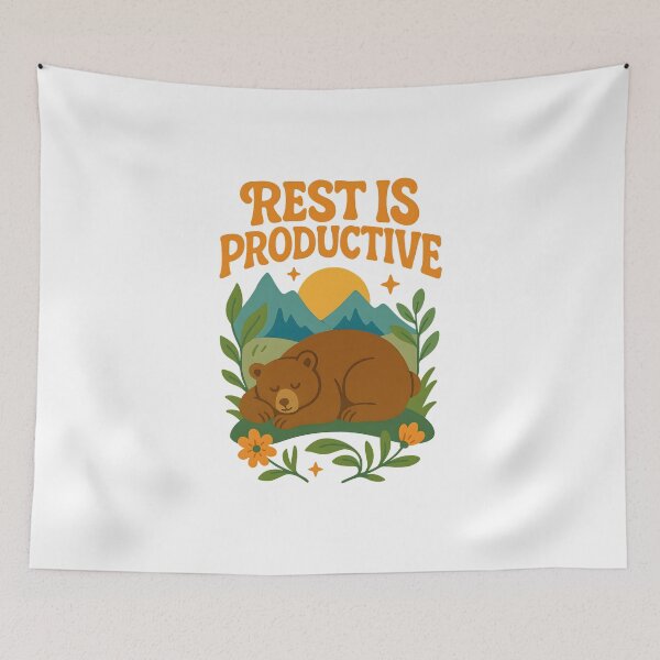 Item preview, Rest is Productive designed and sold by inkNext.