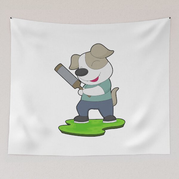 Item preview, Dog Cricket Cricket bat designed and sold by Snabdesign84.
