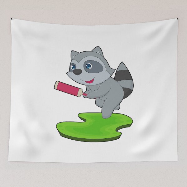 Item preview, Racoon Cricket Cricket bat designed and sold by Snabdesign84.
