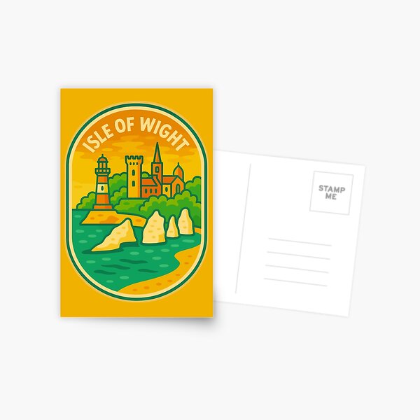 Item preview, Isle of Wight Travel Souvenir Sticker designed and sold by rogue-design.