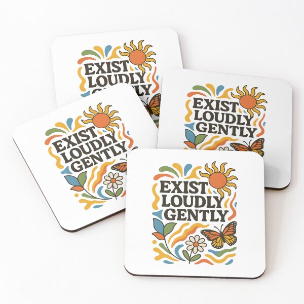 Item preview, Exist loudly gently designed and sold by inkNext.