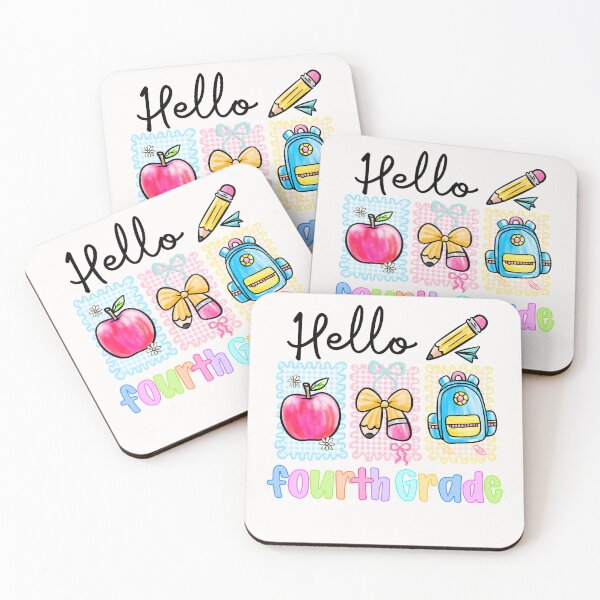 Item preview, Fourth Grade Cute Apple Bow Backpack School designed and sold by cawtoon.