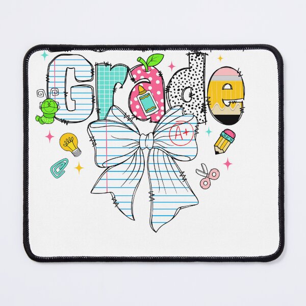 Item preview, fourth grade Preppy Back to School Bow designed and sold by cawtoon.