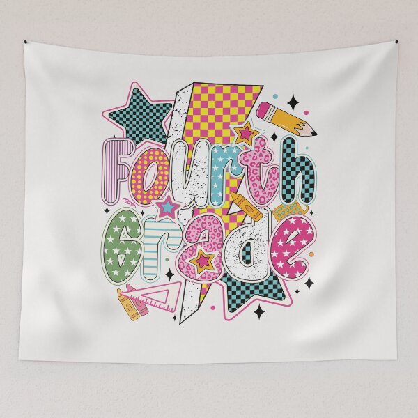 Item preview, Fourth grade Preppy Back to School designed and sold by cawtoon.