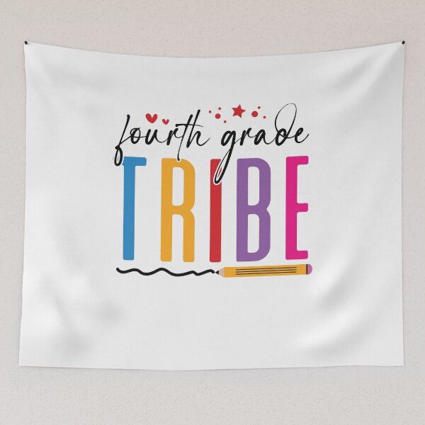 Item preview, Fourth Grade Tribe Colorful Teacher Student Back to School designed and sold by cawtoon.