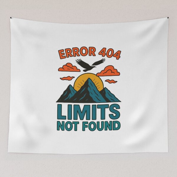 Item preview, Error 404 Limits Not Found designed and sold by inkNext.