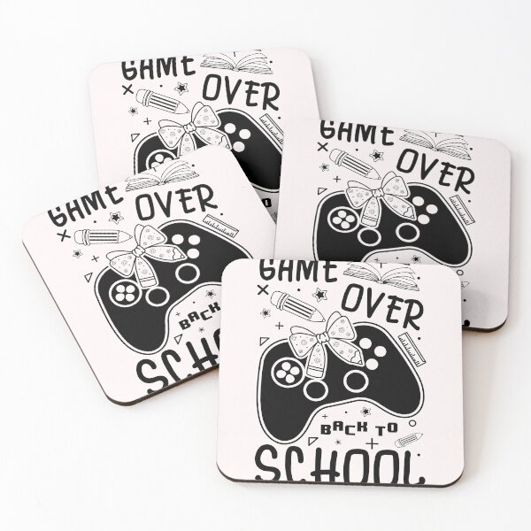 Item preview, Game Over Back To School Shirt Gamer Kids Pencil Book Controller designed and sold by cawtoon.